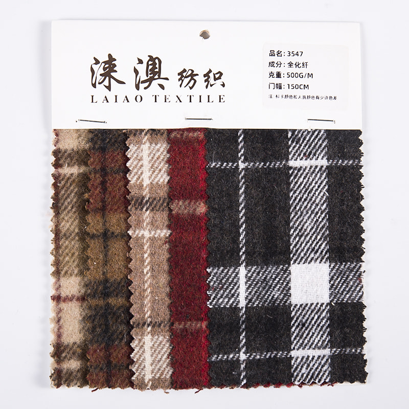 Tessuto twill twill scozzese di nuovo design rosso per camicie 3547
