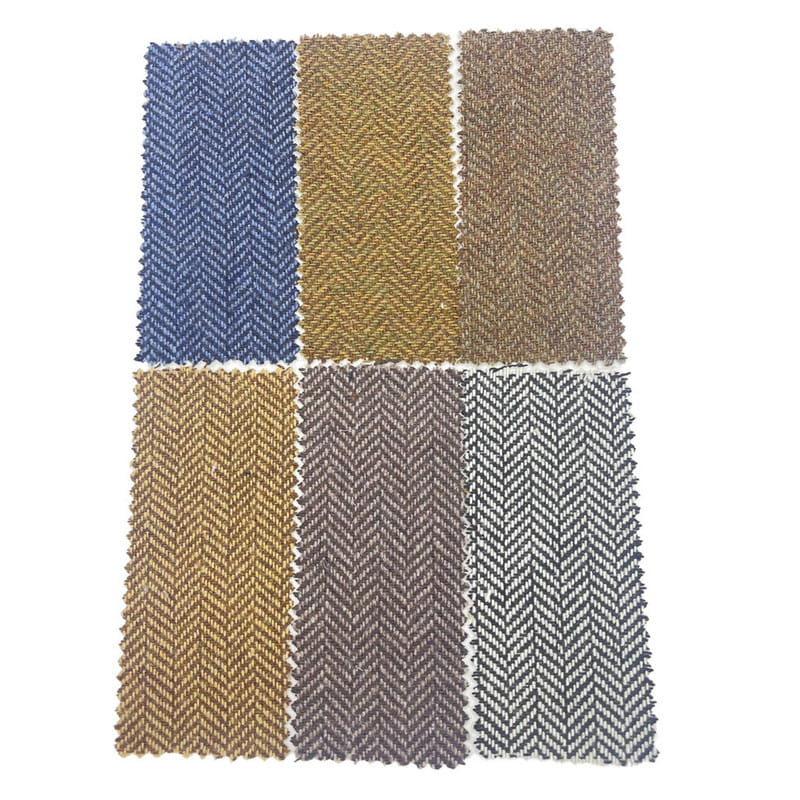 Motivo classico a spina di pesce in vari colori disponibili per l'abbigliamento 3491