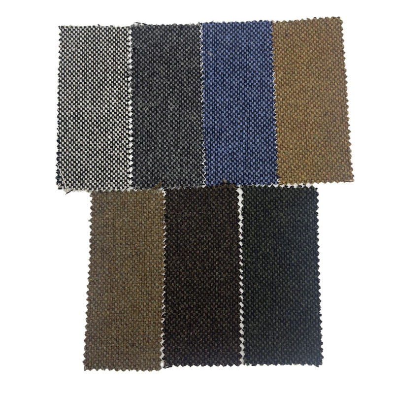 Tessuti tweed jacquard scozzesi a quadri in lana per cappotti 3494